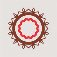 Abstract Symmetrical Mandala Pattern for Decorative and Spiritual Art. vector