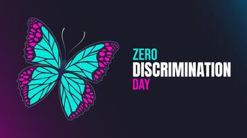 Zero Discrimination Day A World Without Barriers vector