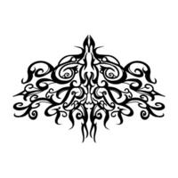 tribal tattoo design perfect for adding a touch of edgy style to your projects vector