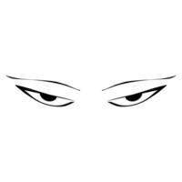 A stylized eye with geometric shapes and patterns vector