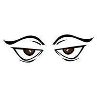 An eye in a graphic design style vector