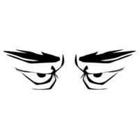 A man's eye with a determined expression, captured in high detail vector