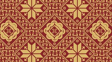 elegant batik songket Pattern template vector