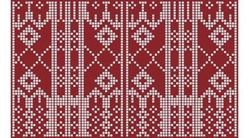 pixel ulos batak Pattern template vector