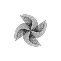 windmill icon abstract lini vector
