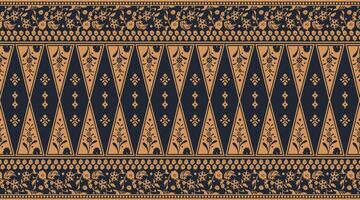 javanese Indonesian Batik Pattern template vector