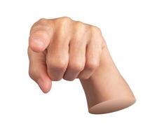 Elderly hand pointing forward, symbolizing selection, hiring, and decision-making. Concept of photo