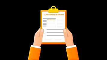 Registration Form Animation Alpha Made video