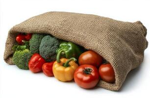 A bag of vegetables is shown in the photo