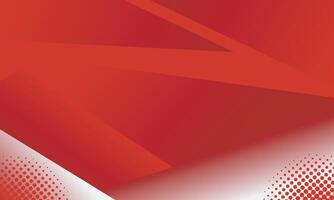 Trendy red abstract background with halftone composition vector