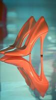 A pair of high heels on a surface photo
