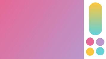 Hot Pink, Lilac, Gold, Cyan gradient background with light blurred pattern. Abstract illustration with gradient blur design. Blurred colored abstract background. Colorful gradient illustration vector