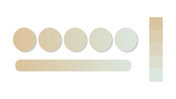 Abstract gradient background with Beige and Seafoam Green color palette. Abstract illustration with gradient blur design. Blurred colored abstract background. Colorful gradient illustration vector