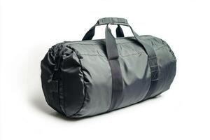 Modern Black Duffle Bag for Travel photo