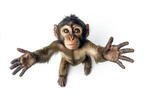 Baby Monkey Reaching Out photo