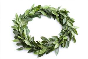 Green Leaf Wreath - Beautiful Floral Decor photo