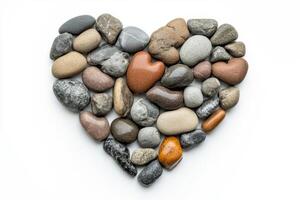 Heart Shaped Stone Arrangement photo