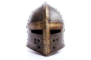 Antique Medieval Knight Helmet - Historical Armor photo