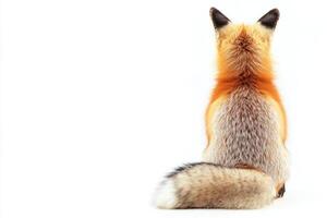 Stunning Red Fox. A Detailed Back View photo