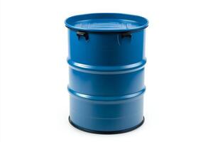 Blue Metal Barrel for Industrial Use photo