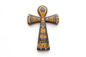 Intricate Ankh Symbol. Ancient Egyptian Art photo