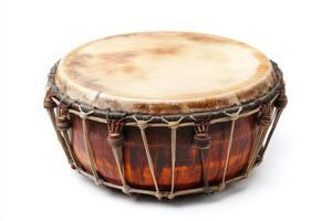 Vintage Handcrafted Wooden Drum photo