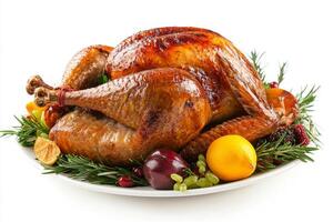 Roasted Thanksgiving Turkey Feast photo