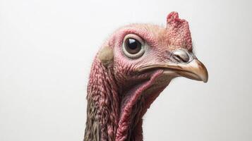 Close-up of a Turkey's Head photo