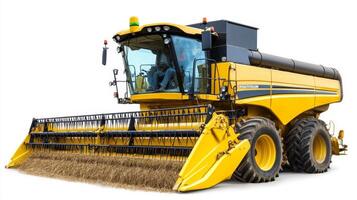 Powerful Agricultural Combine Harvester photo
