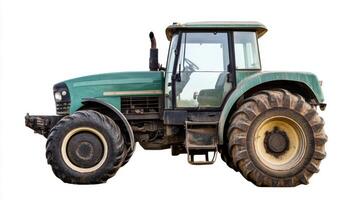 Vintage Green Tractor - Powerful Farming Equipment photo