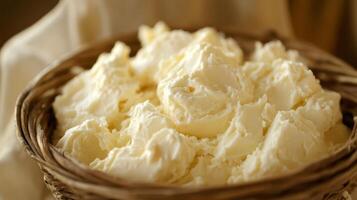 Creamy Dairy Delight in a Basket photo