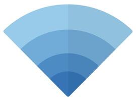 WIFI signal isolated icon isolated on white background. vector