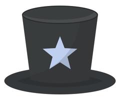 Magic hat icon isolated on white background. vector