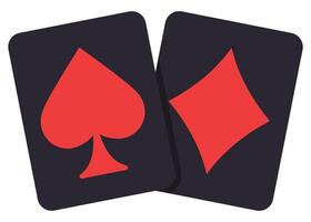 Playing card icon isolated on white background. vector