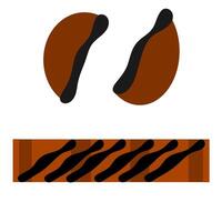 Abstract chocolate for Valentine's Day vector