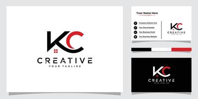Initial KC, CK Alphabets Letters Logo Monogram vector