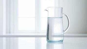 purify drinking water white background photo