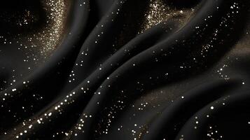 luxurious glitter on black photo