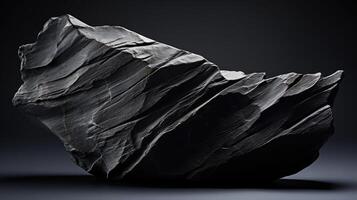 natural black stone texture photo