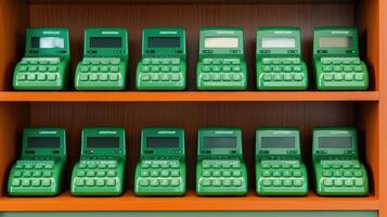 functionality green calculator photo