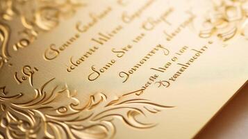 luxurious gold script fonts photo
