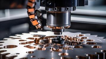 precision cnc metal cutting photo