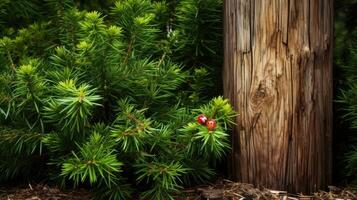support pine wooden post texture photo