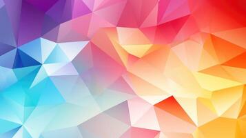design low poly white background photo