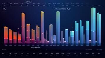 graph presenting data photo