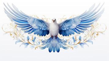design blue dove graphic photo