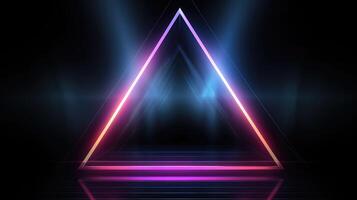 texture neon triangle background photo
