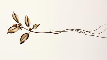 bean coffee continuous line drawing photo