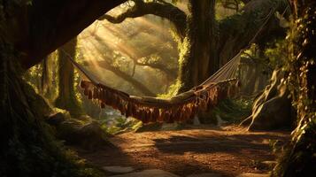 oak hammock trees photo