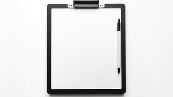 photo digital clipboard isolated white